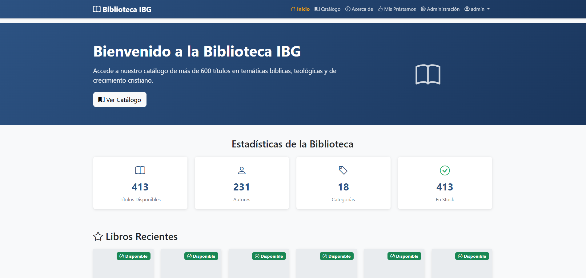 Biblioteca IBG